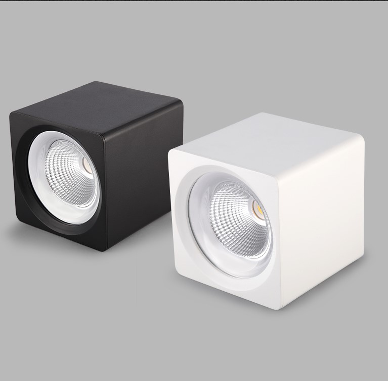 led square surface mounted downlight